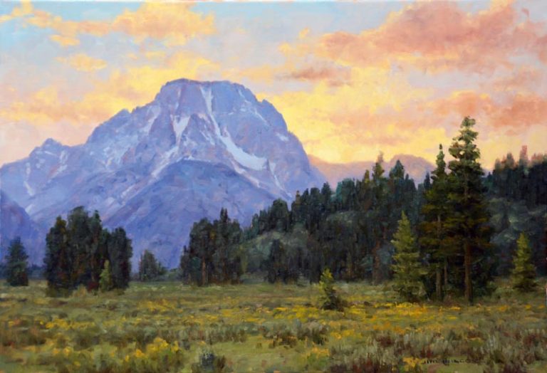 Jim Wilcox Art Artist Landscape Fine Art Painter Of The Tetons Prix