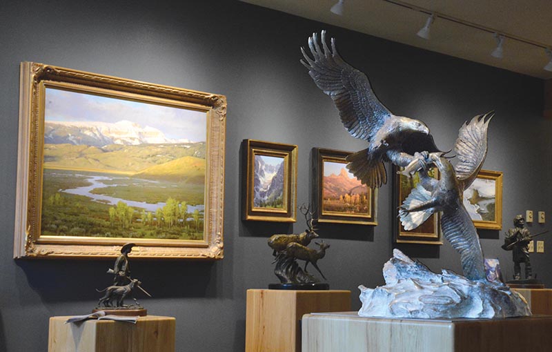 Gallery Interior with fighting eagles 2 Lg