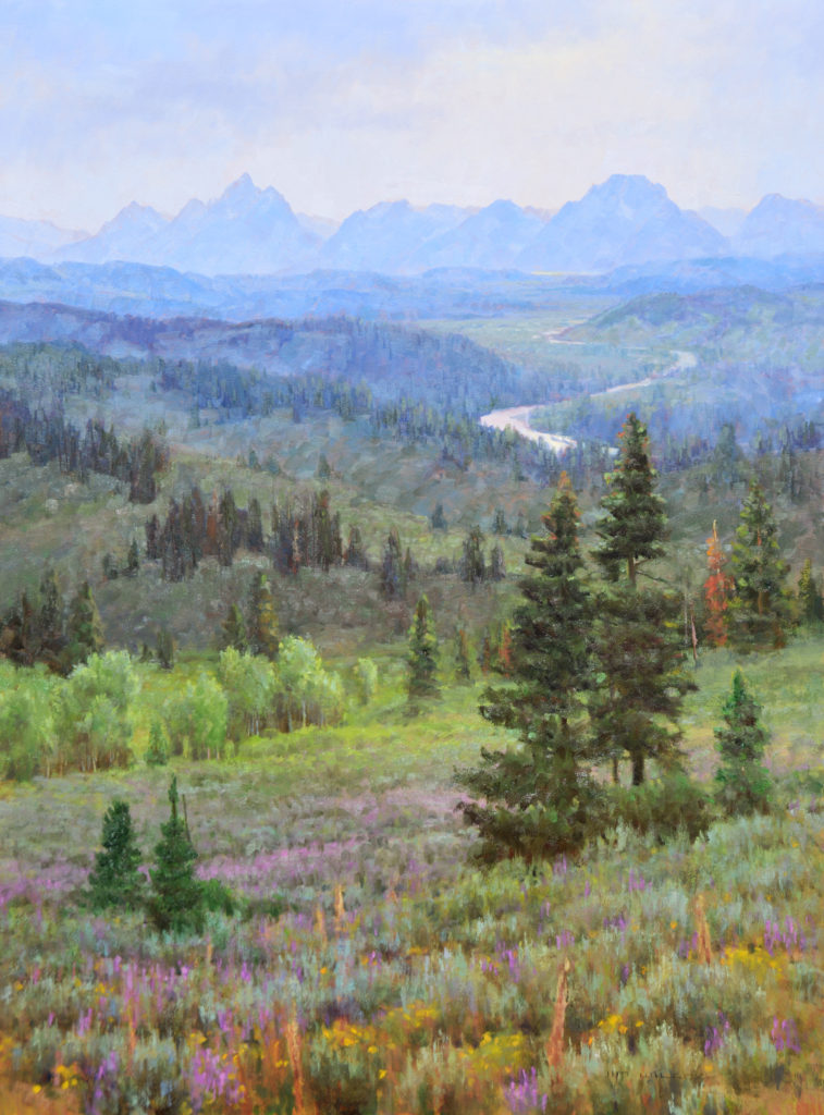 Jim Wilcox Art | Artist, landscape fine art painter of the Tetons, Prix de West Award winner, Masters of the American West Award winner