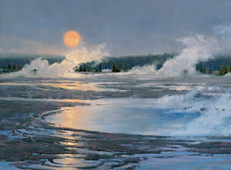 Jim Wilcox art summer of the red sun