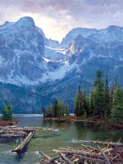 Jim Wilcox art String Lake Shores Grand Teton National Park
