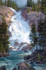 Jim Wilcox What A Rush Hidden Falls Grand Teton National Park