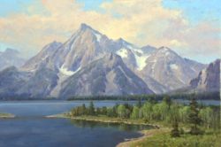 Oil, 24" x 36", $14,000<br /><a href="/shop/?orderby=price-desc&cs_preview&add-to-cart=1536" data-product_id="1536" data-product_sku="" aria-label="Add “"Triple Glaciers of Mt. Moran"” to your cart" rel="nofollow">Add to cart</a>