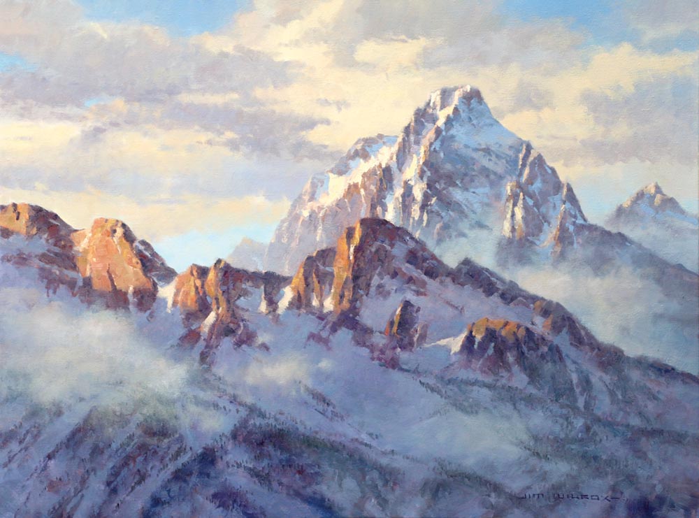 Jim Wilcox, award-winning landscape painter of the Tetons